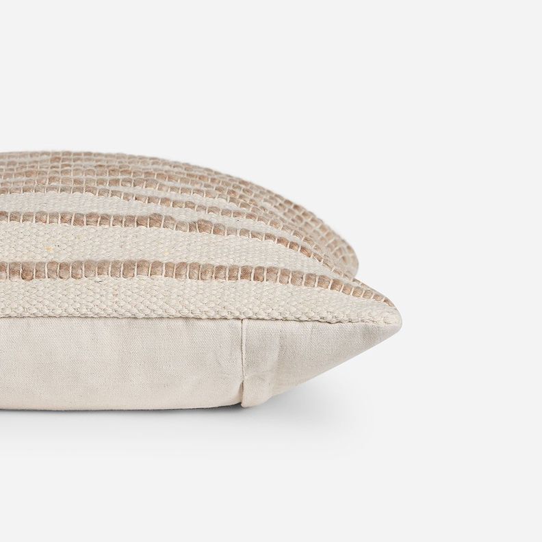 Funda de Cojín Algodón Groa 35 x 50 cm Beige-1