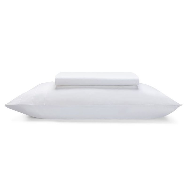 Sábana Rosen 300 Hilos Algodón Lisa Blanca King-1