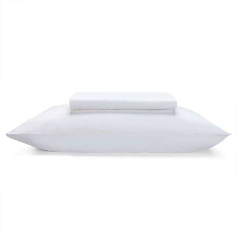 Sábana Rosen 300 Hilos Algodón Lisa Blanca King-4