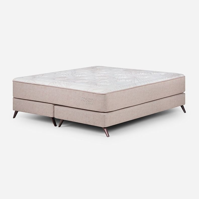 Box Spring Rosen Somnus 2 Plazas 150 x 200 cm Rose II-0
