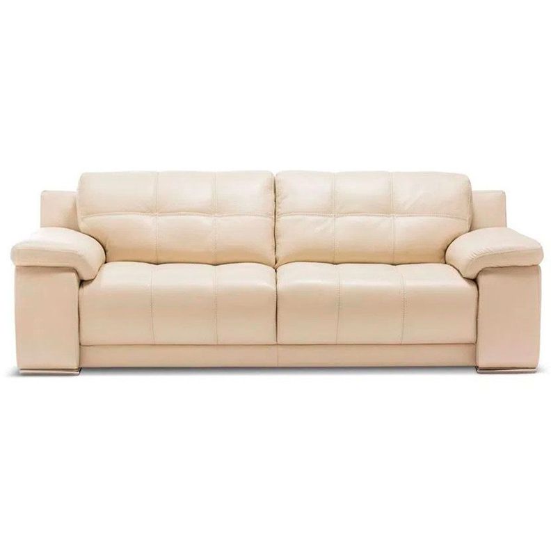 Sofá Rosen 5037 3 Cuerpos Cuero Beige-0