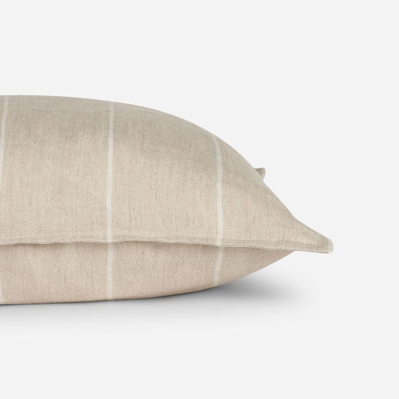 Funda de Cojín Lino Girona 60 x 40 cm Beige-1