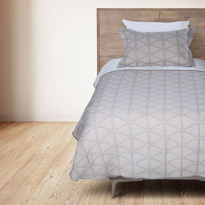 Quilt Jacquard Geo Arena 1,5 Plazas-1