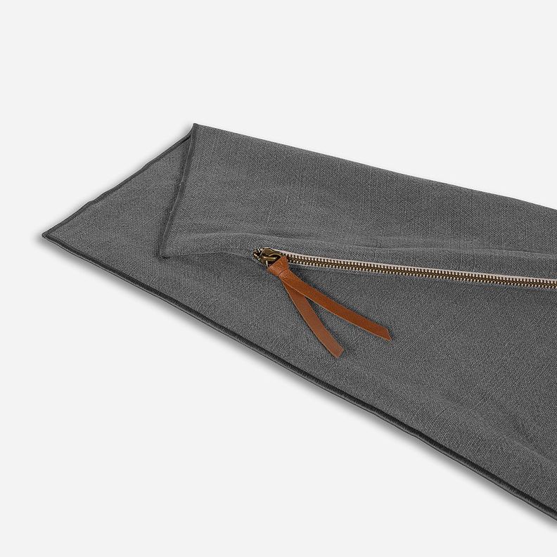 Funda de Cojín Ambiente Lino-Algodón 60 x 40 cm Stone-1