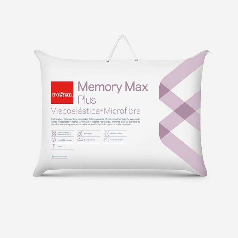 Cama Europea Novus 2 Plazas + Almohada Memory Max Plus-2
