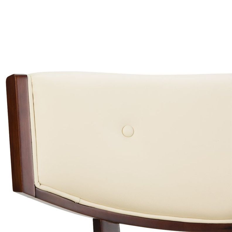 Poltrona Rosen A-550 Madera Cuero Beige-6