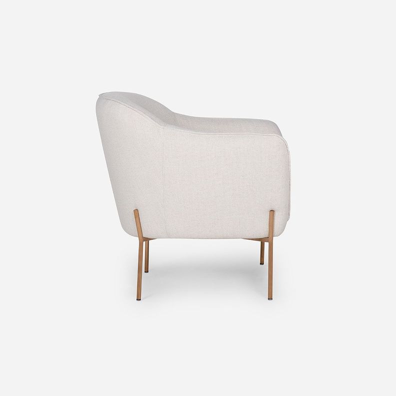 Poltrona Rosen Kendall Tela Blanco-2