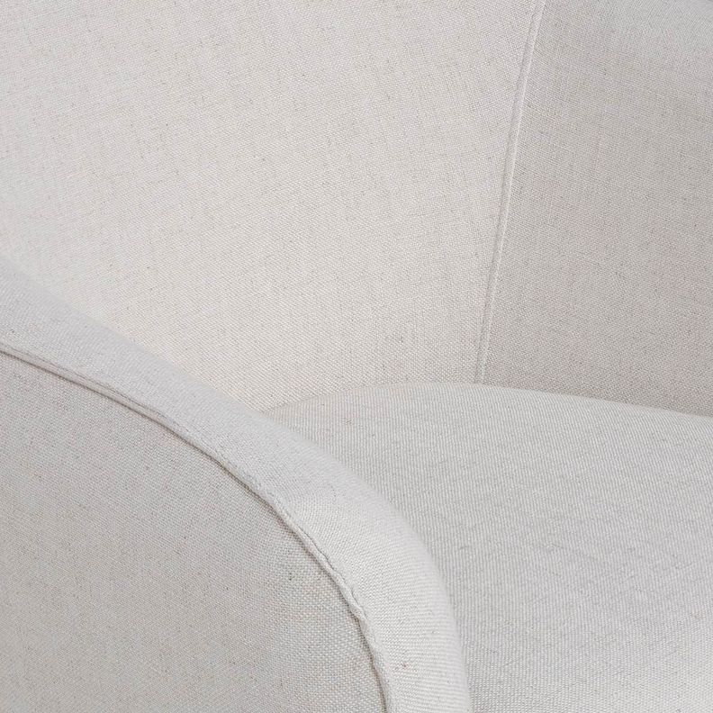 Poltrona Rosen Kendall Tela Blanco-5