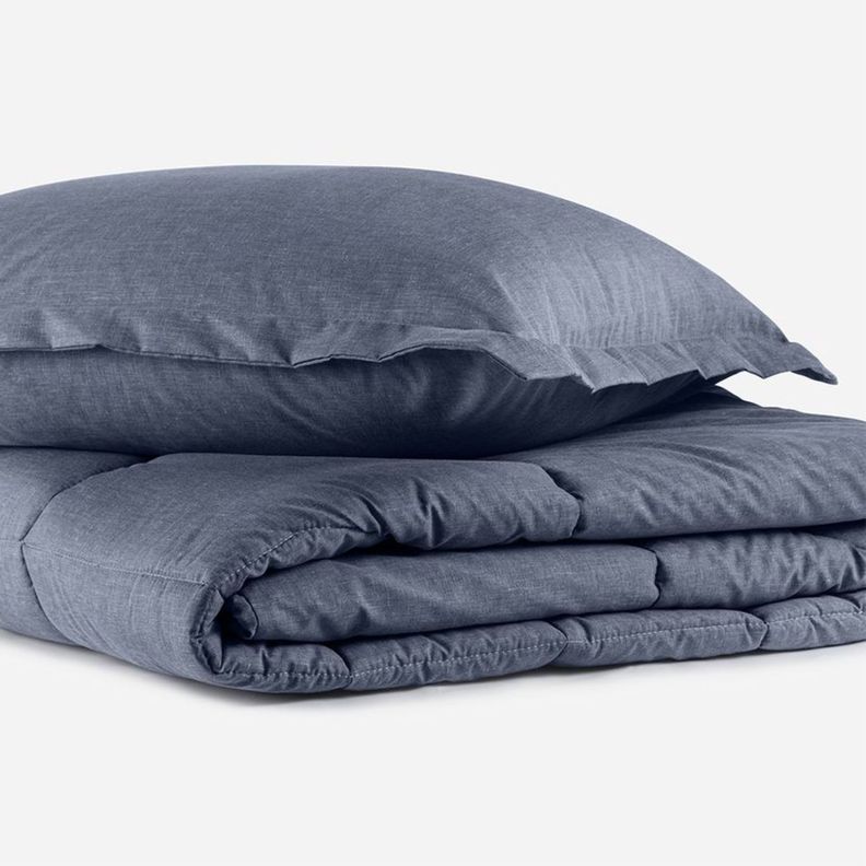 Plumón Rosen Unicolor Stitch 2 Plazas Navy-2