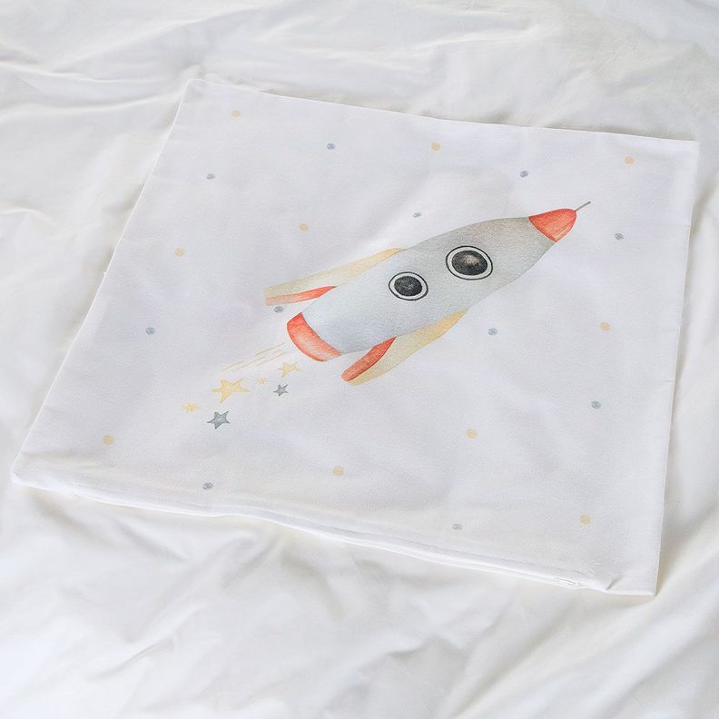 Funda Cojín Infantil Universo Azul 50 x 50 cm-2