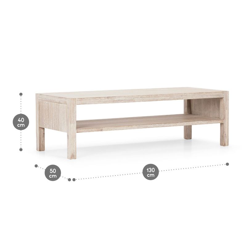 Mesa de Centro Rosen Karsten 130 x 50 cm Natural-1