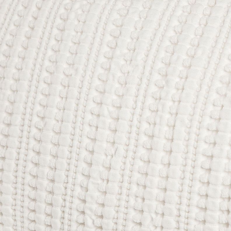 Funda de Cojín Bordado Porto 60 x 40 cm Blanco-2