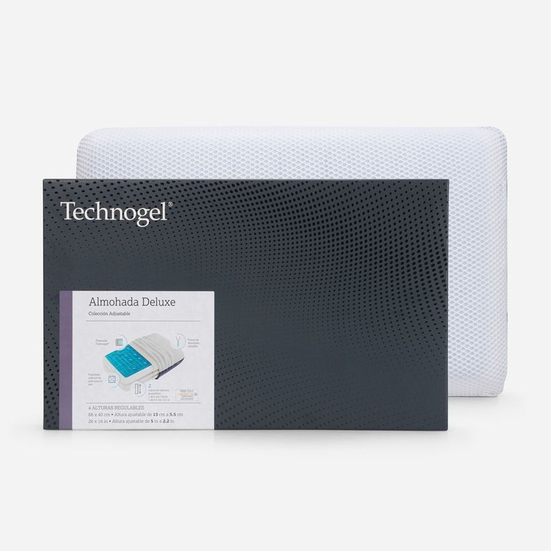 Almohada Rosen Ajustable Technogel Deluxe Americana 66X40 cm-0