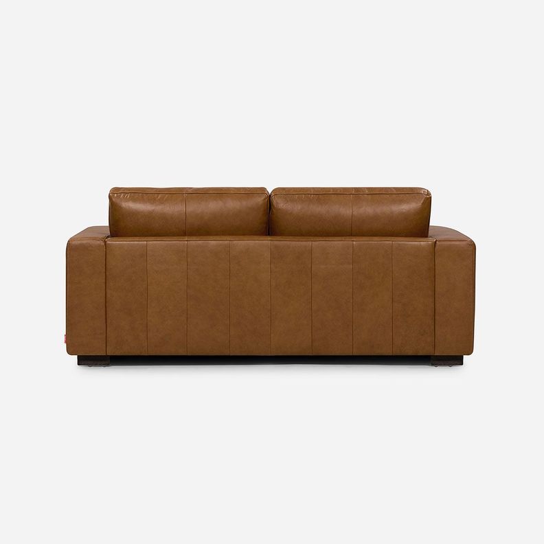 Sofá Rosen Taranna 3 Cuerpos Cuero Camel-3