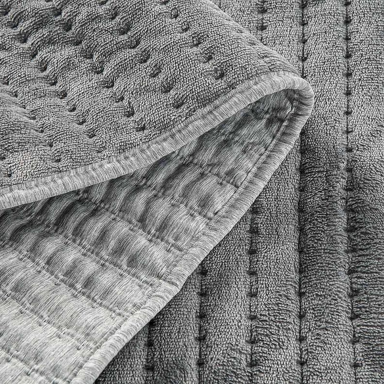 Cubrecama Flannel Supersoft Gris Super King-3