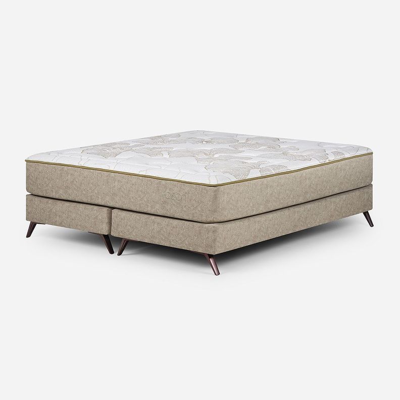 Box Spring Rosen Somnus 2 Plazas 150 x 200 cm Nougat II-0