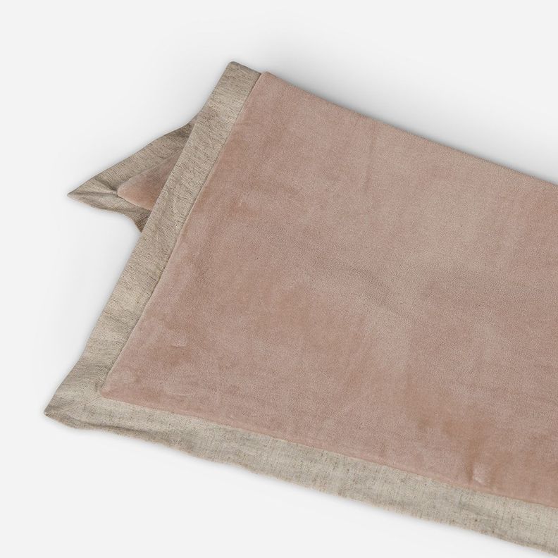 Funda de Cojín Velvet 50 x 50 cm Rosa Nude-1