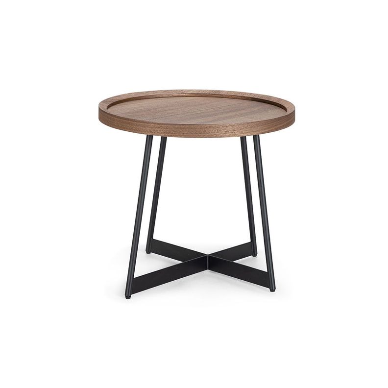 Mesa Lateral Rosen Liberty 50 x 50 cm Nogal-5