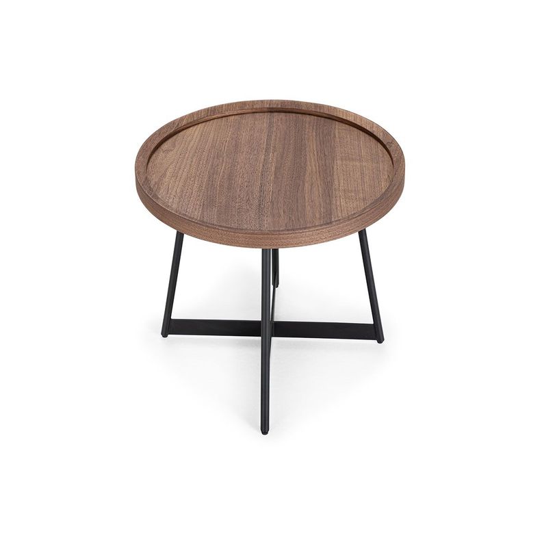 Mesa Lateral Rosen Liberty 50 x 50 cm Nogal-6