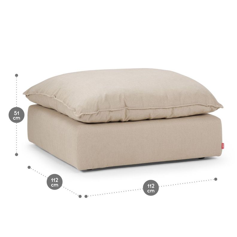 Ottoman Rosen Shanklin Tela Beige-1