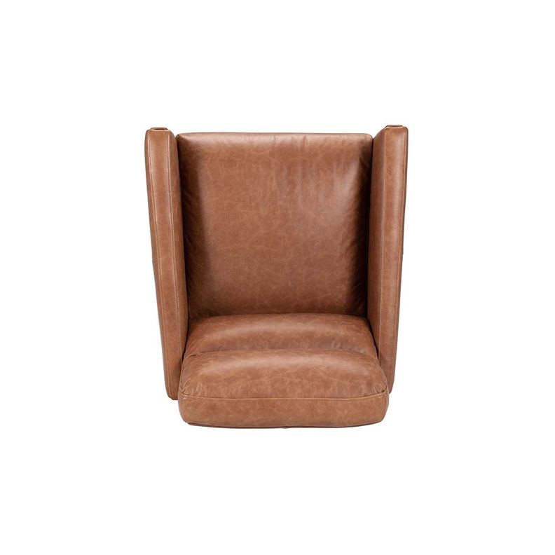Poltrona Rosen Timber Cuero Camel-2
