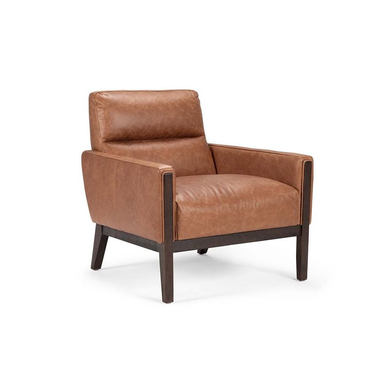 Poltrona Rosen Timber Cuero Camel-3