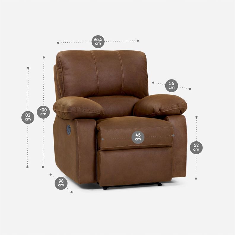 Bergere Rosen Archie Manual Tela Café-1
