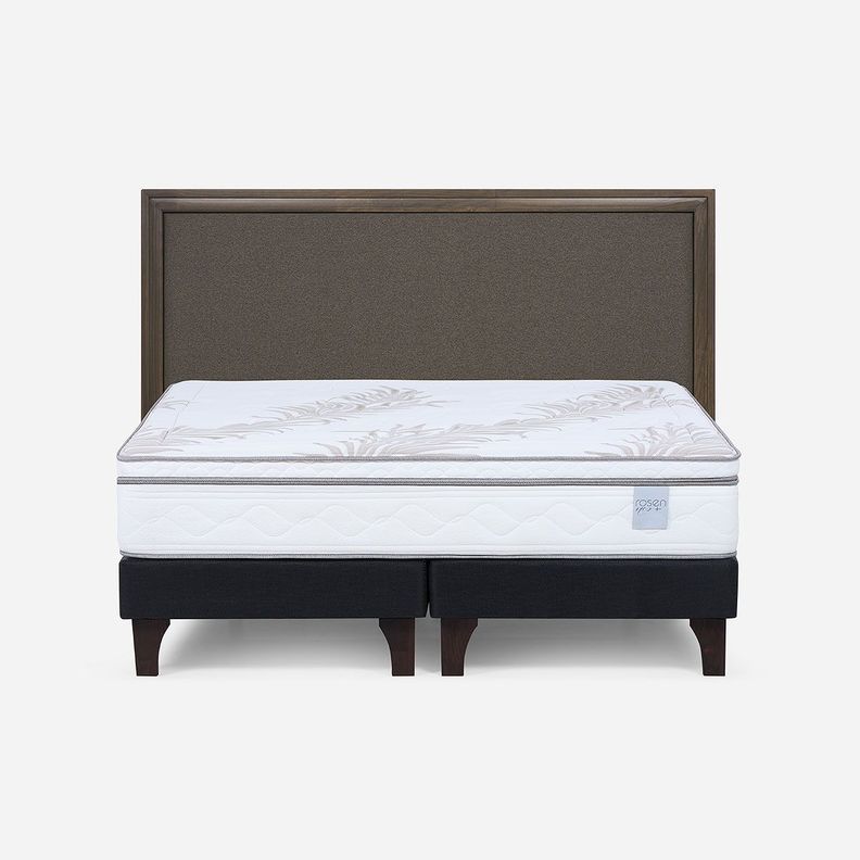 Cama Europea Neo Plus King BD + Respaldo Nolita Café-0