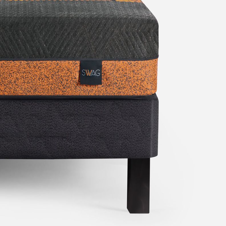 Cama Europea New Swag 2 Plazas 150 X 190 cm Base Grafito-3