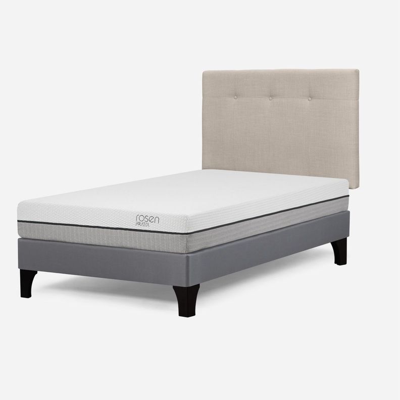 Cama Europea Pratta 1,5 Pl Pata Madera +Respaldo New Bennet-2