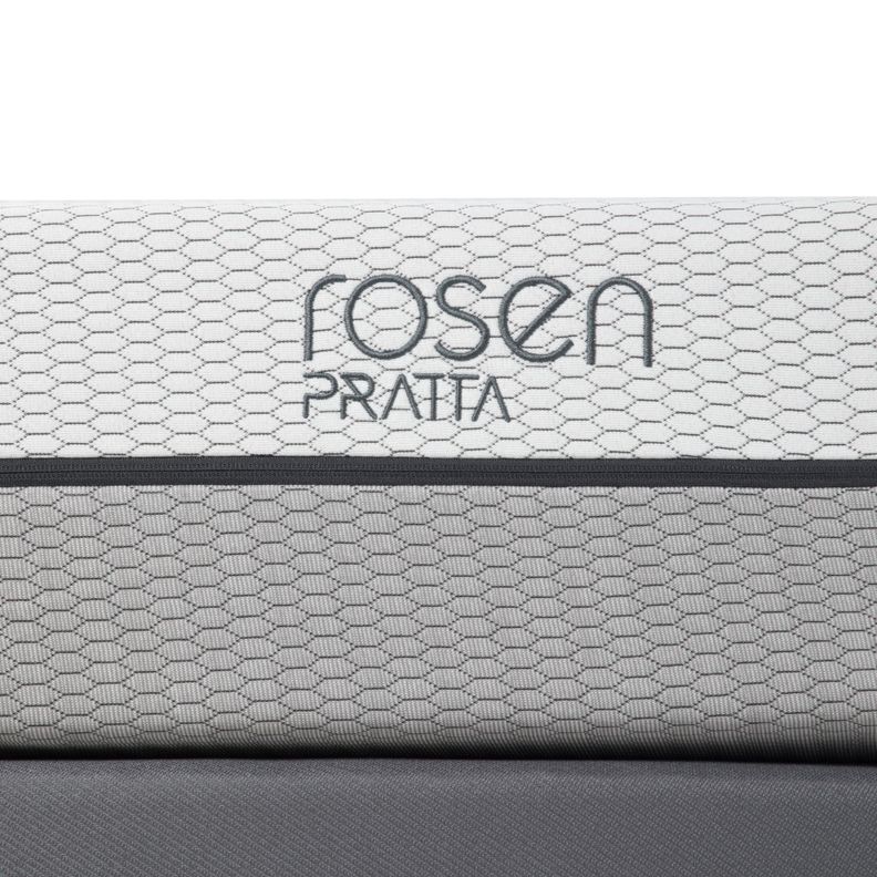 Colchón Pratta 1 Plaza 90x190 cm + Almohada Fibra Light-9