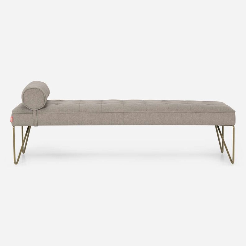 Banqueta Rosen Stepney Tela Taupe-3