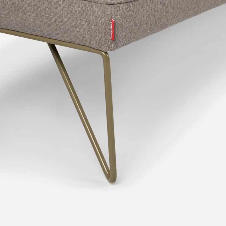 Banqueta Rosen Stepney Tela Taupe-7