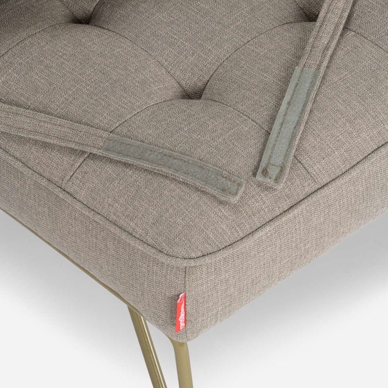 Banqueta Rosen Stepney Tela Taupe-9