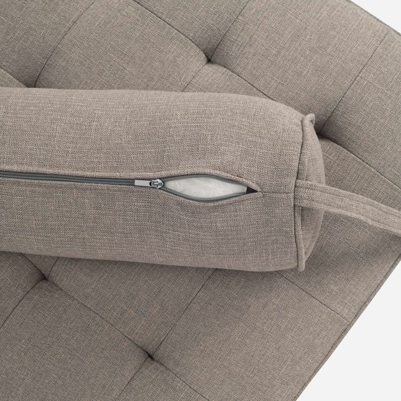 Banqueta Rosen Stepney Tela Taupe-8