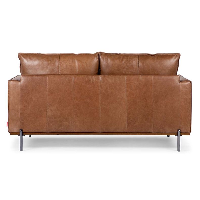 Sofá Rosen Westwood 2 Cuerpos Cuero Camel-6
