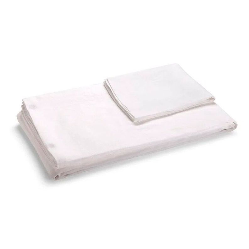Funda Plumón Rosen Lino Pure Liso King Blanco-3