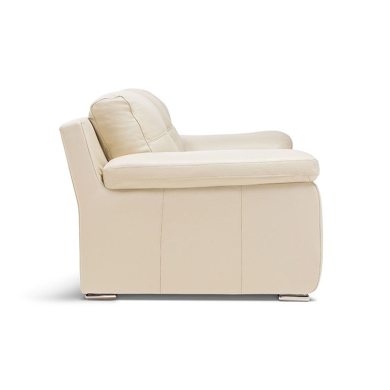 Sofá Rosen 5037 2 Cuerpos Cuero Beige-3