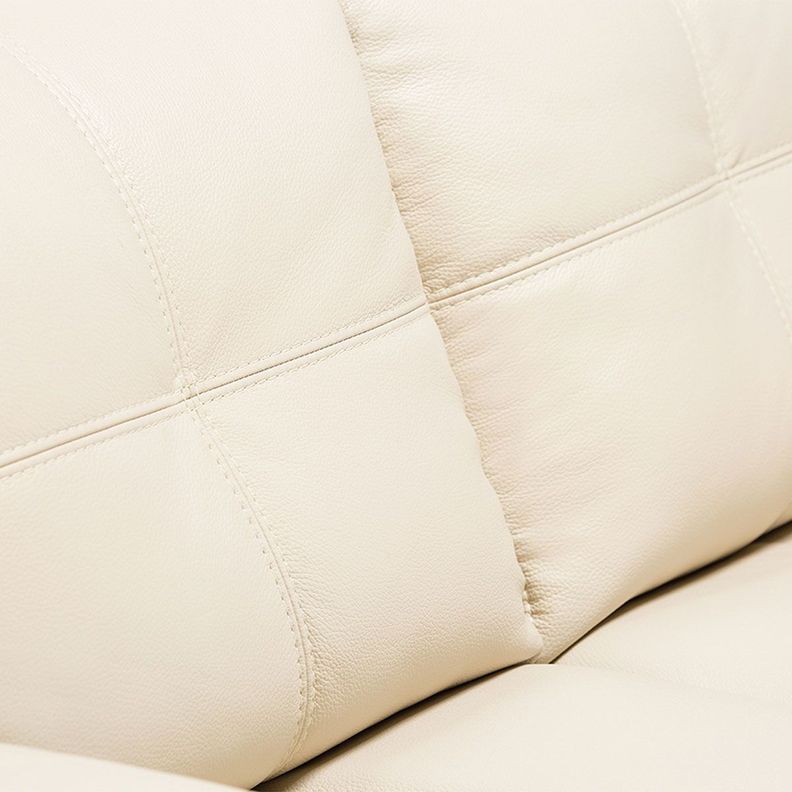 Sofá Rosen 5037 2 Cuerpos Cuero Beige-6