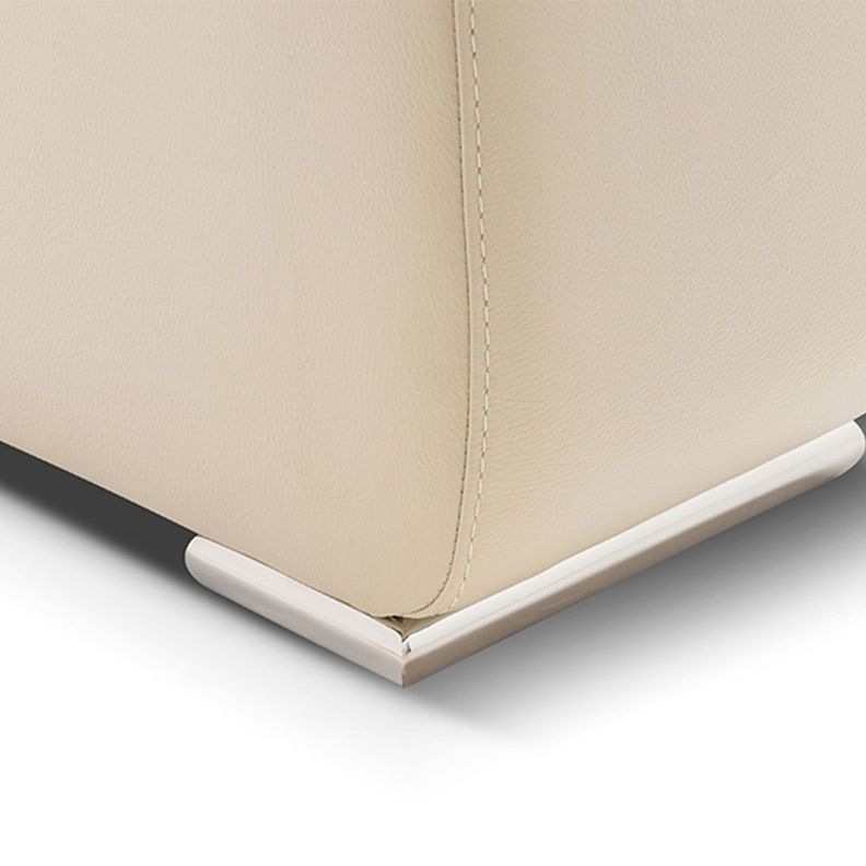 Sofá Rosen 5037 2 Cuerpos Cuero Beige-7