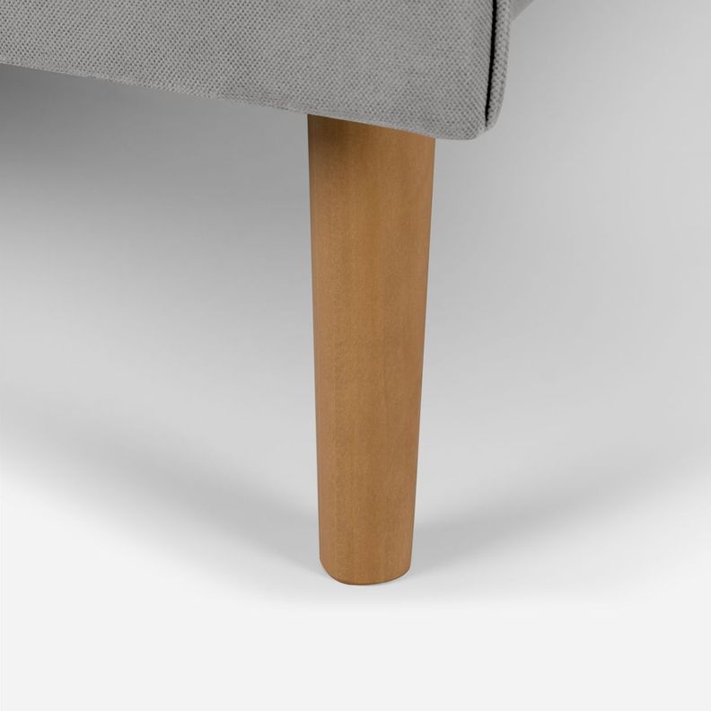 Cama Europea Play 1,5 Plazas 110 x 208 cm Gris-5
