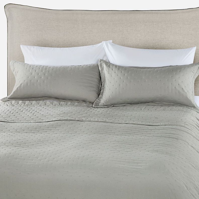 Cubrecama Reversible Supersoft Verde Salvia 2 Plazas-1