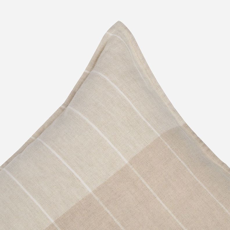 Cojín Lino Vigo 85 x 45 cm Líneas Beige-2