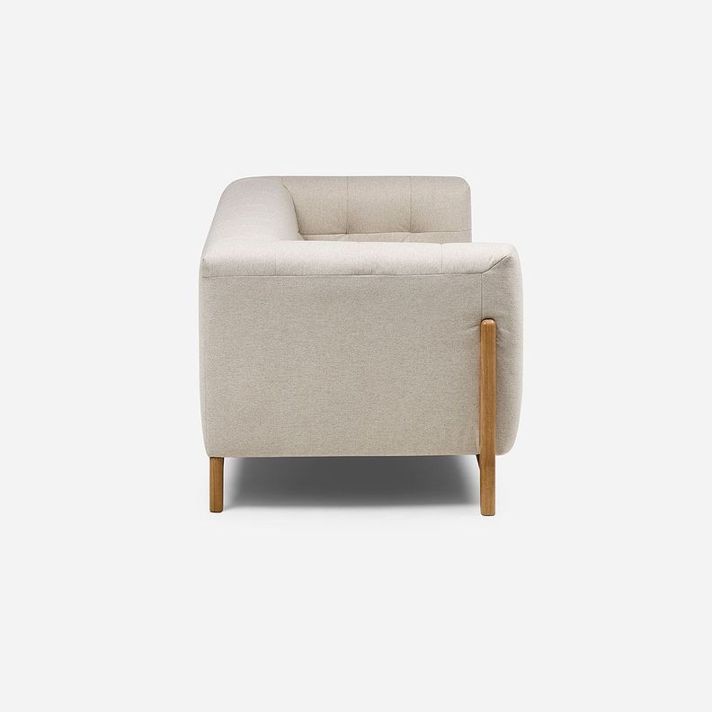 Sofá Milan 3 Cuerpos Tela Beige-3