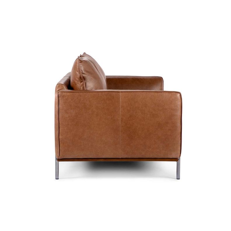 Sofá Rosen Westwood 3 Cuerpos Cuero Camel-6