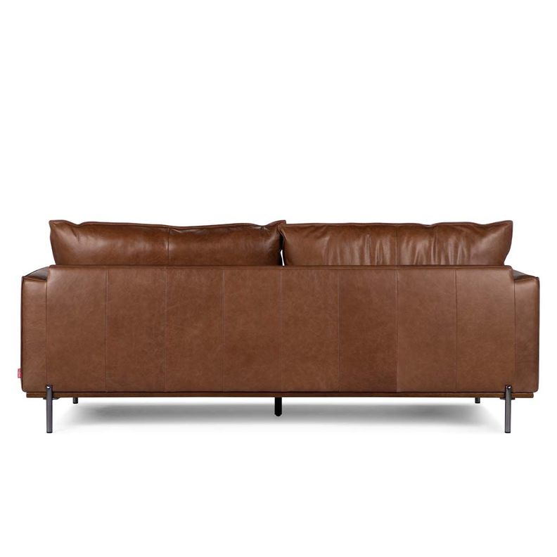 Sofá Rosen Westwood 3 Cuerpos Cuero Camel-7