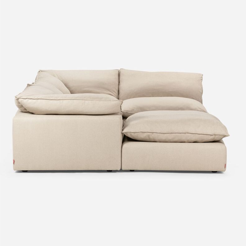 Sofá Seccional Rosen Shanklin 5 Piezas Tela Beige-3