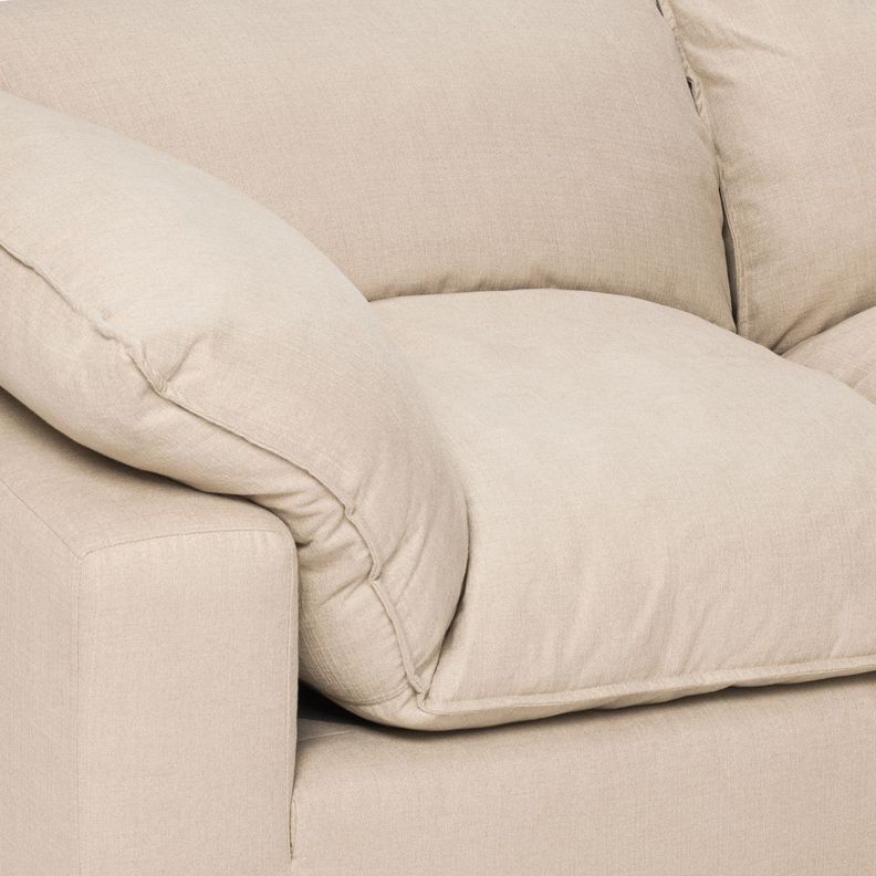 Sofá Seccional Rosen Shanklin 5 Piezas Tela Beige-6