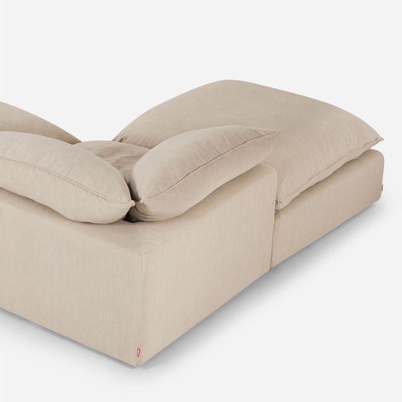 Sofá Seccional Rosen Shanklin 5 Piezas Tela Beige-5