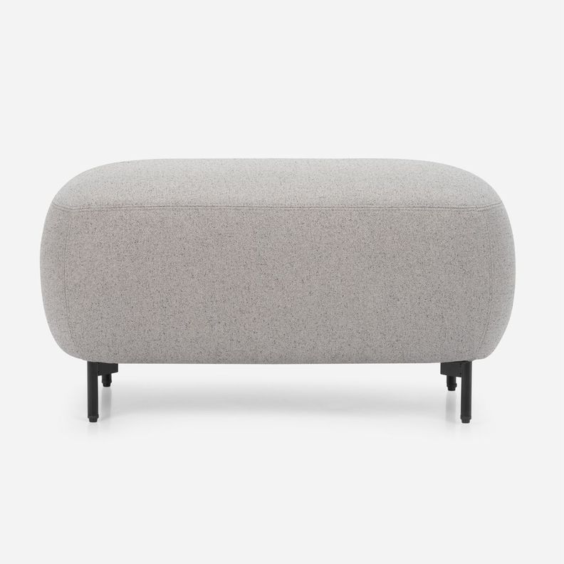 Pouf Grand Medium Tela Gris-0